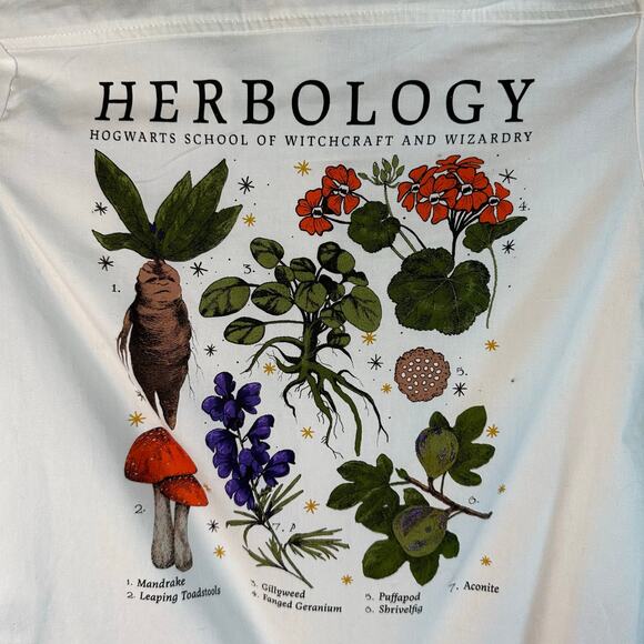 Harry Potter button down top herbology roots, and plants, kids quirky, fun - Picture 3 of 9